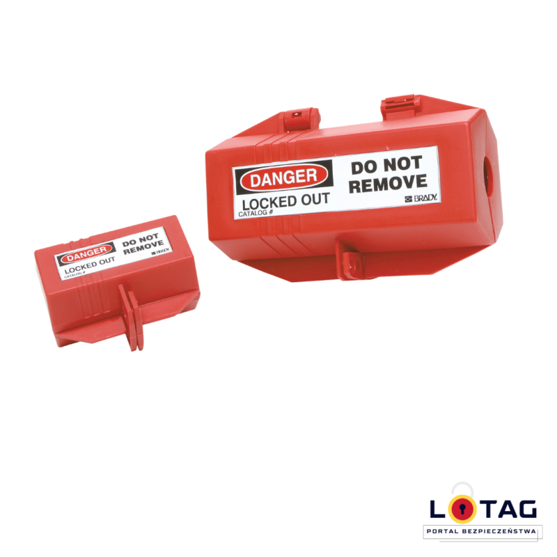 BLOKADY ZABEZPIECZAJĄCE ZŁĄCZA WTYKOWE BRADY