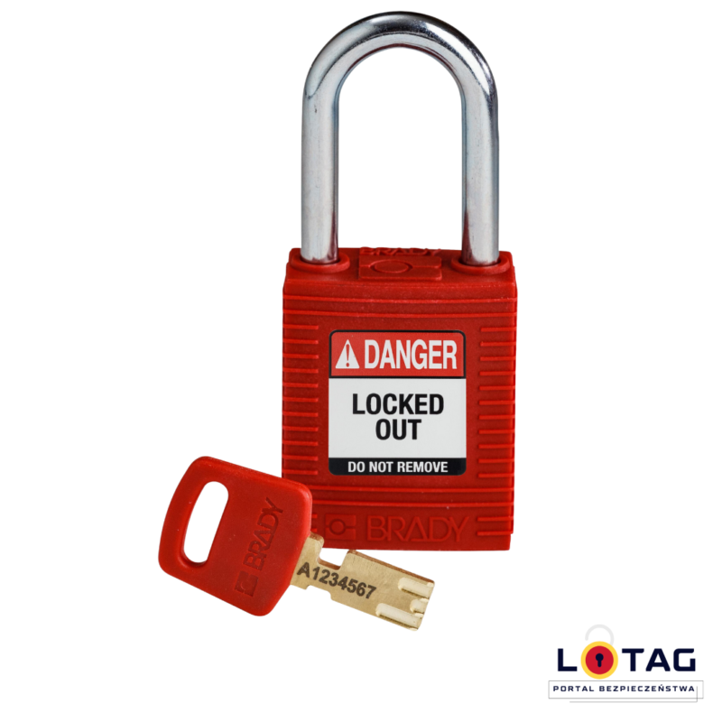 KŁÓDKA SafeKey Nylon z szeklą stalową